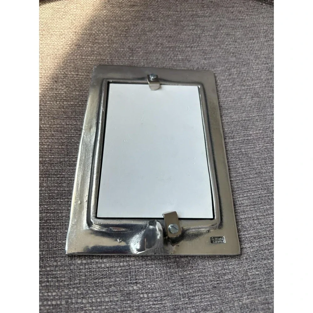 Rare Vintage Carrol Boyes Pewter Photo Frame Mid-Century Modern Brutalist Style